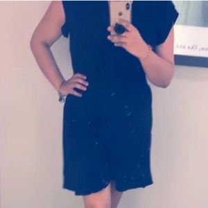 Black romper dress